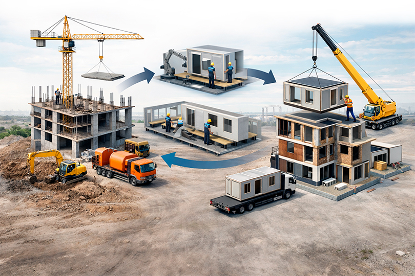 INDUSTRIALIZACIÓN COMO EVOLUCIÓN COMPETITIVA EN LA CONSTRUCCIÓN